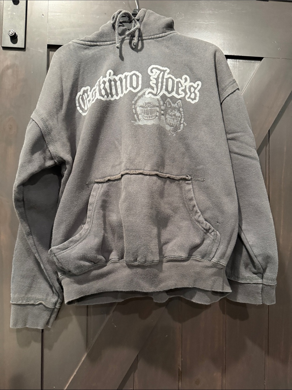 Women’s Gray Casually Worn Hoodie with Graphic Logo
